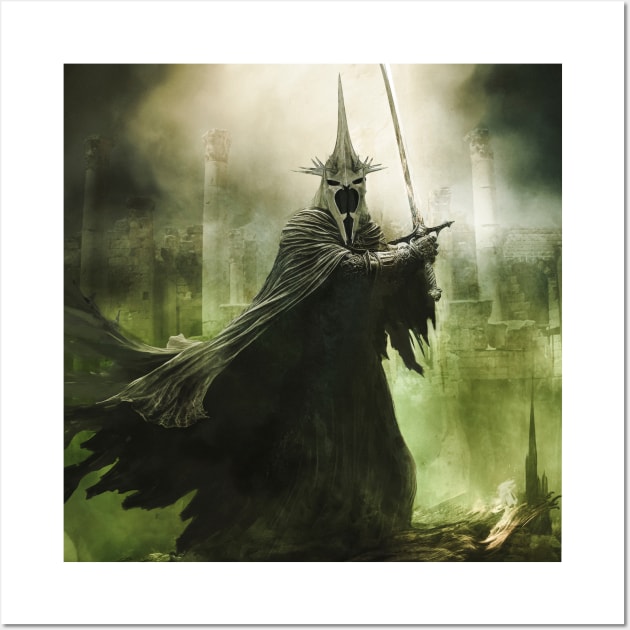 Witch-king of Angmar-The Lord of the Nazgûl Wall Art by mustaphadesign